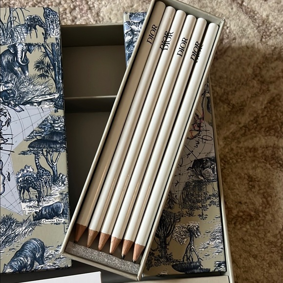 Dior Safari-Themed Blue and Cream Stationery Set - Picture 2 of 6